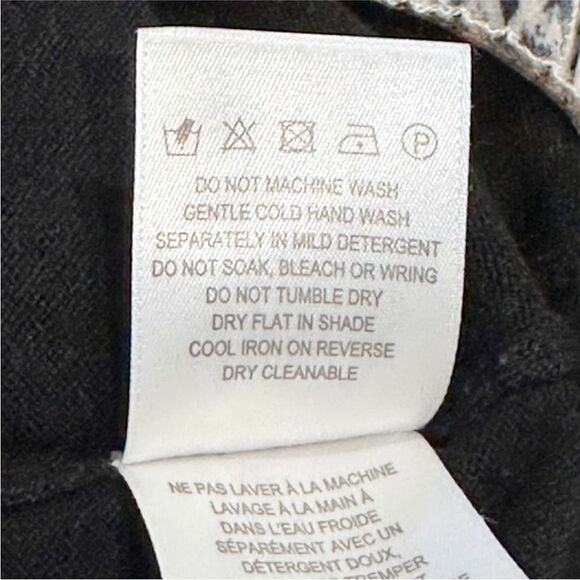 Kachel X Anthropologie | Cashmere Blend Leopard
Ruffle Hem Sweater Black 14 - Picture 13 of 13